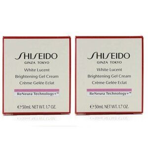 2 Pk Shiseido White Lucent Brightening Gel Cream 1.7oz / 50ml NEW In Retail BOX